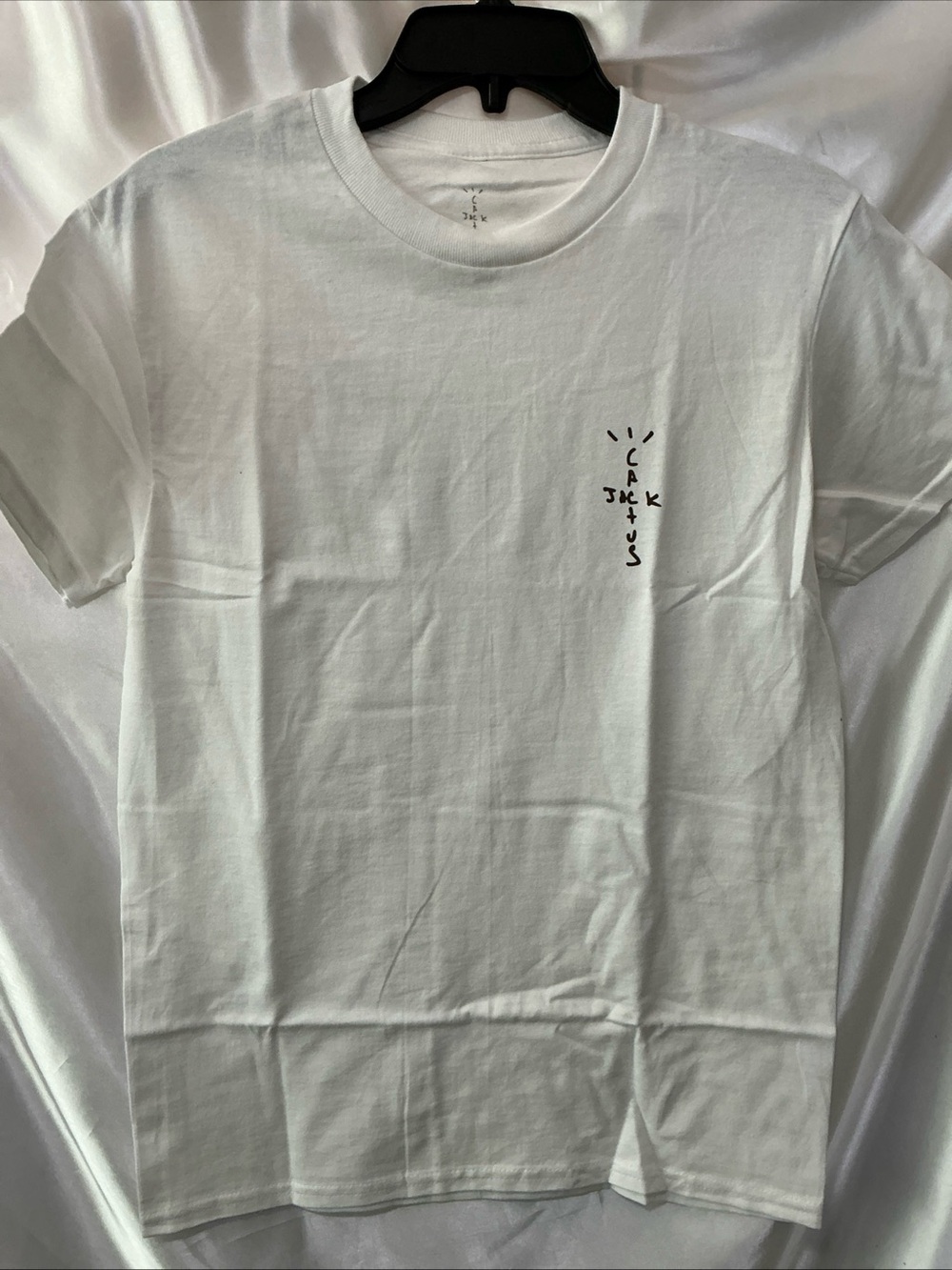NWOT Travis Scott Cactus Jack White Logo Tee Small